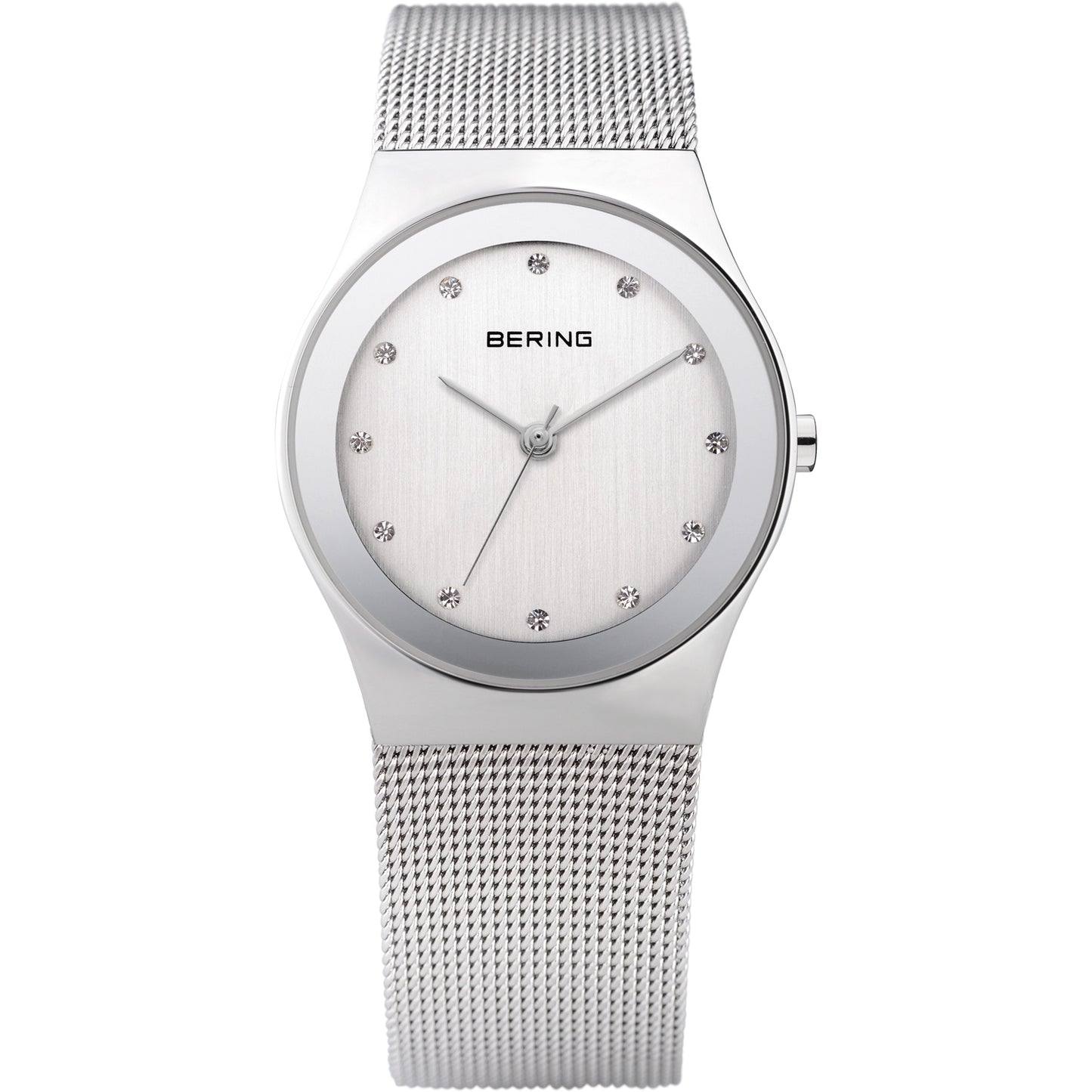 Silver Colour Mesh Watch