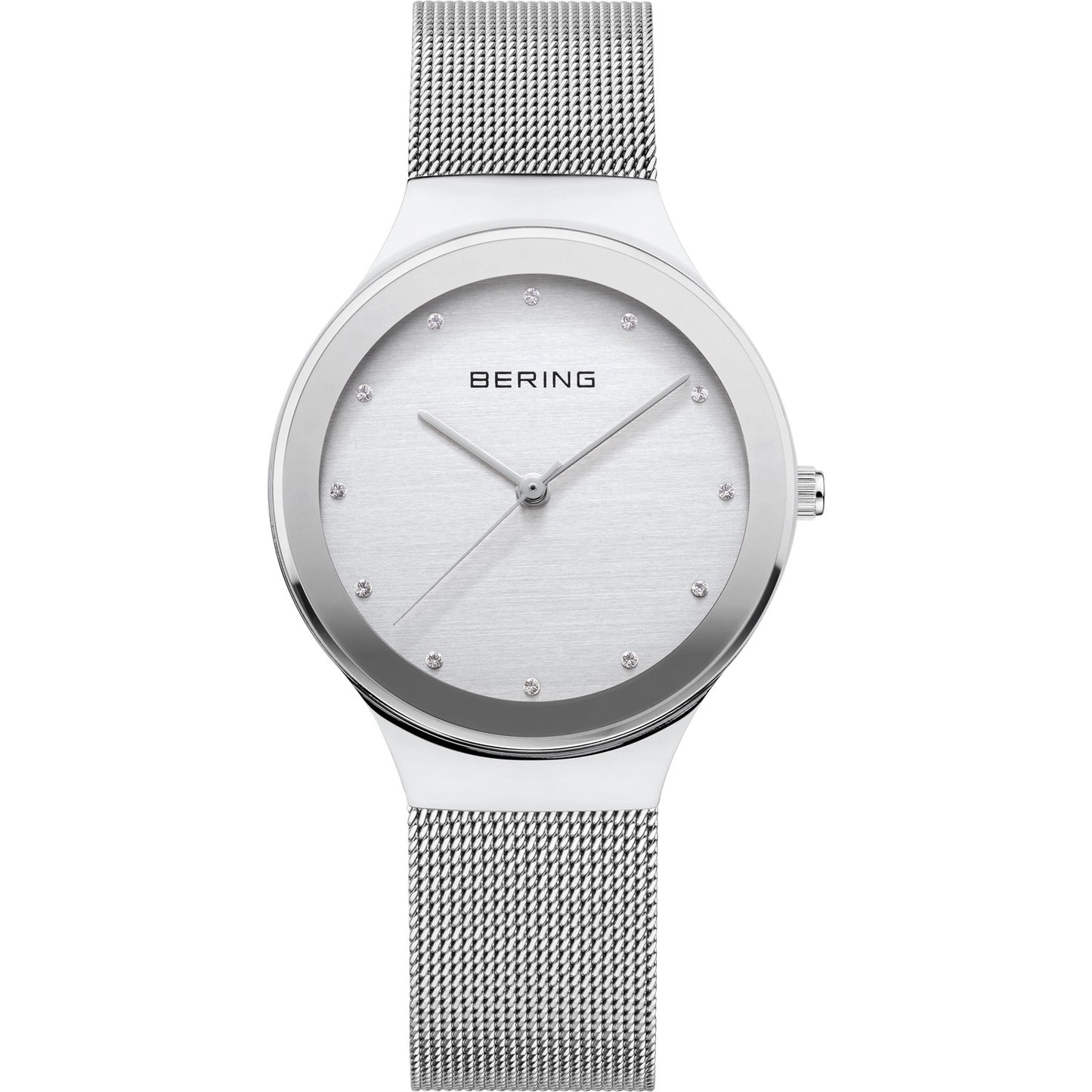 Silver Colour Mesh Watch