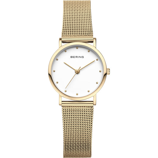 Gold Colour Mesh Strap Watch