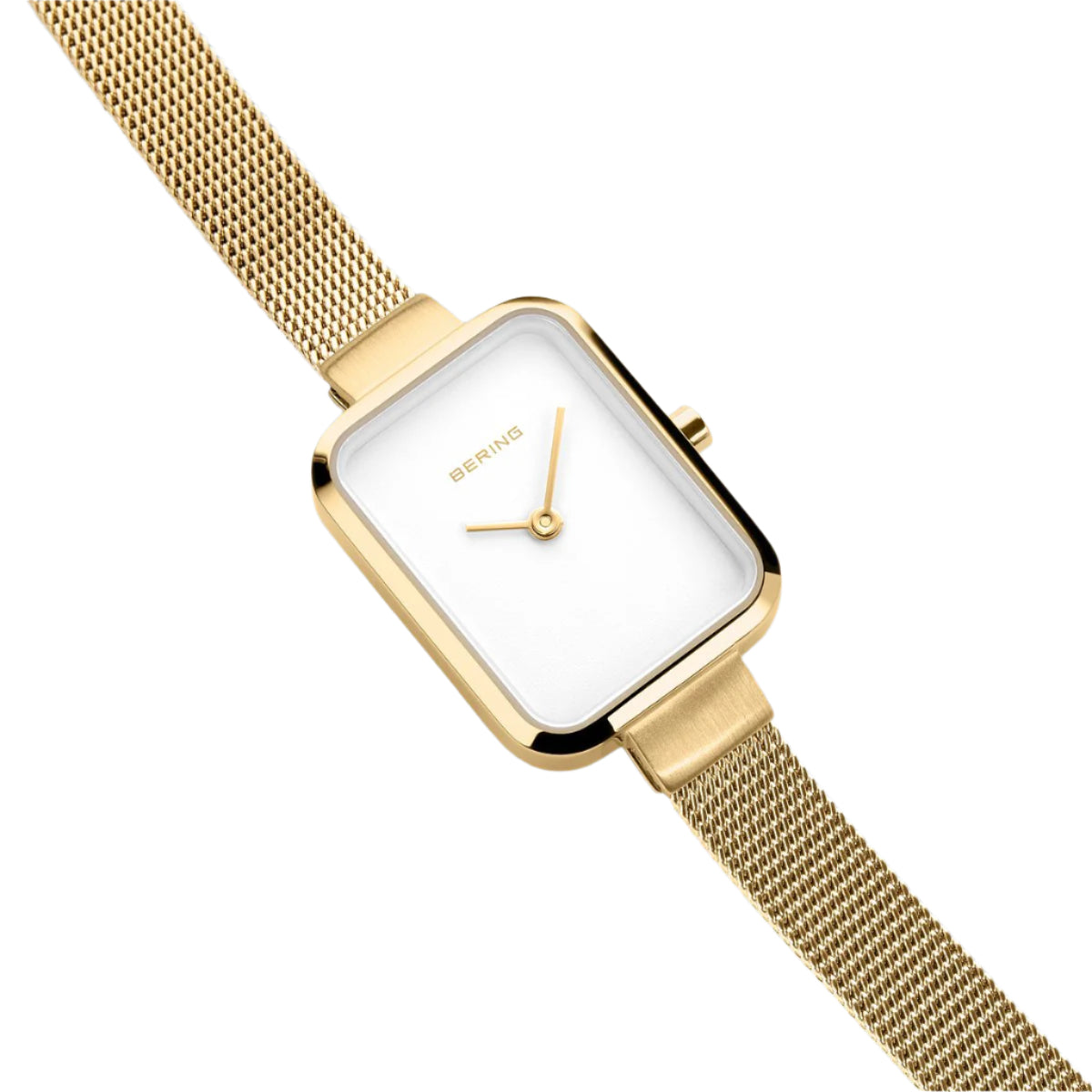 Gold Colour Rectangular Watch