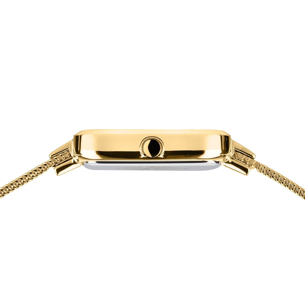 Gold Colour Rectangular Watch