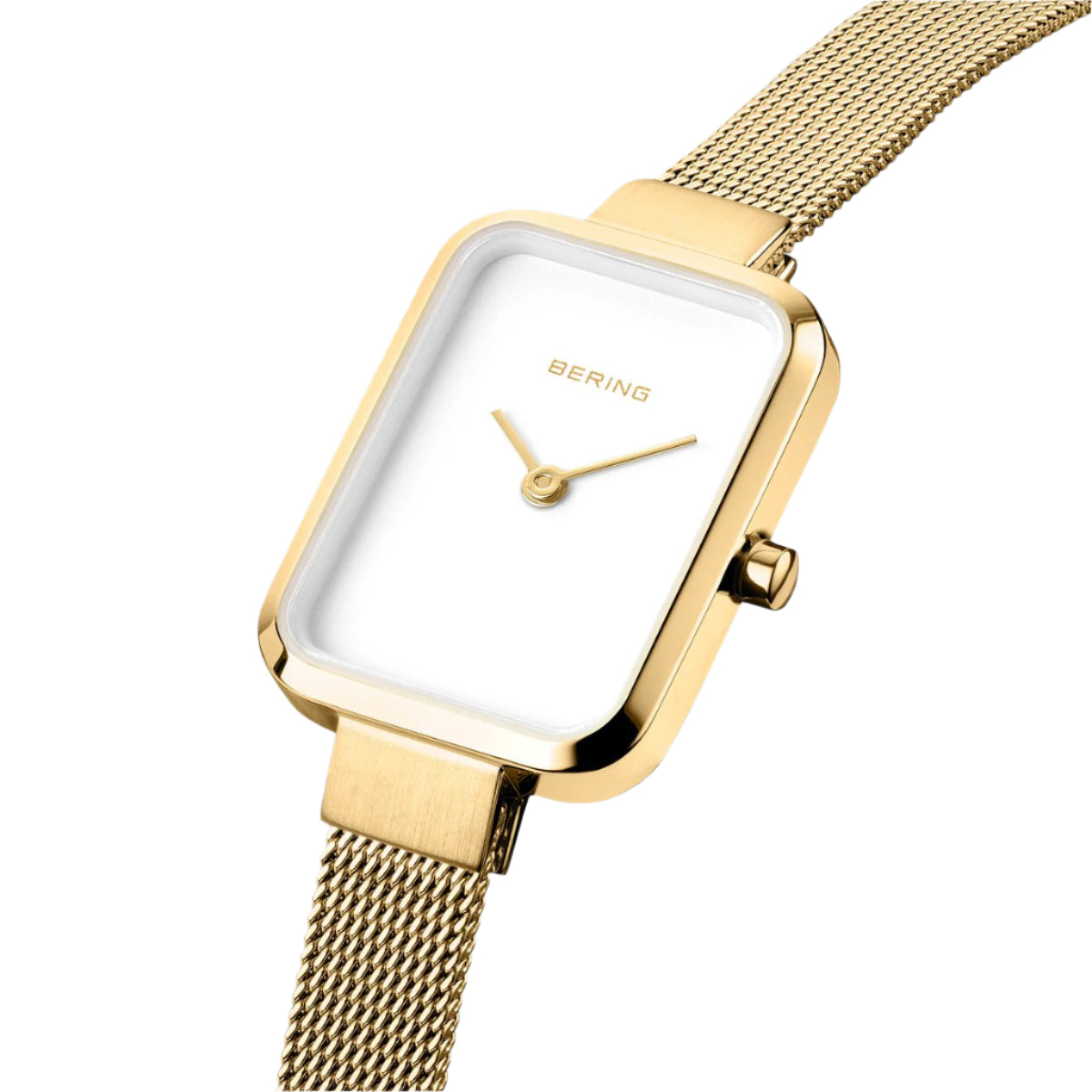 Gold Colour Rectangular Watch