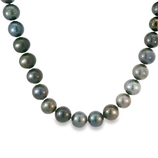 Black Fresh Water Pearl Necklace