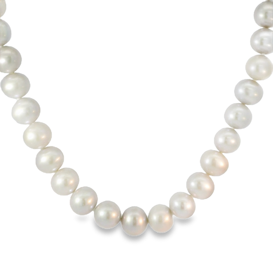 Grey Fresh Water Pearl Necklace