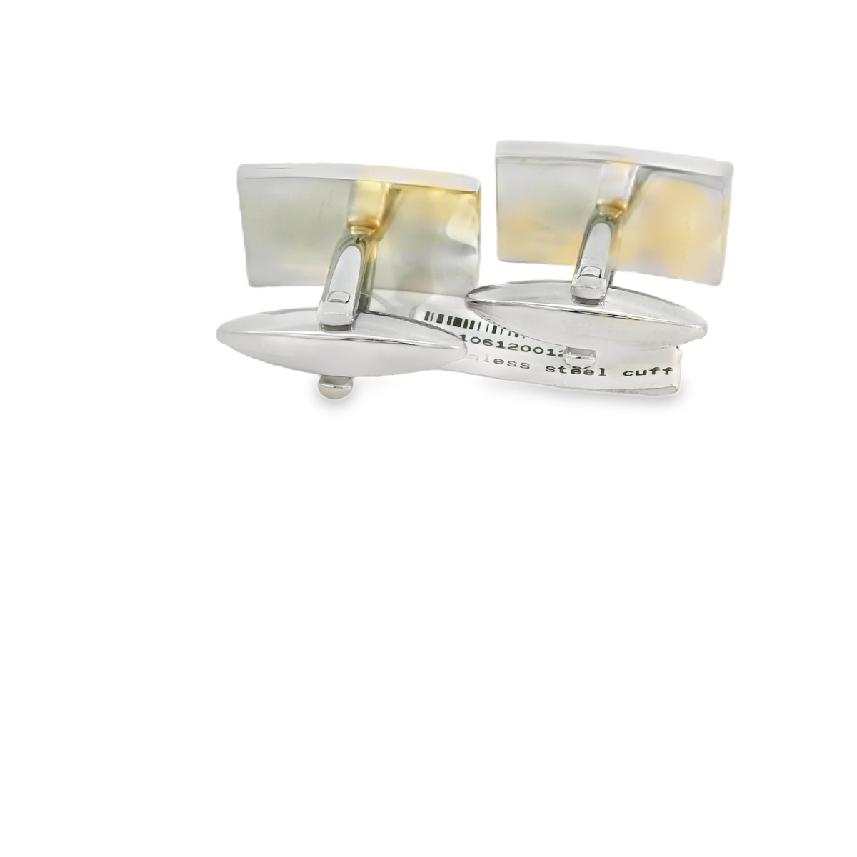 Sleek Stainless Steel Cufflinks for Modern Elegance