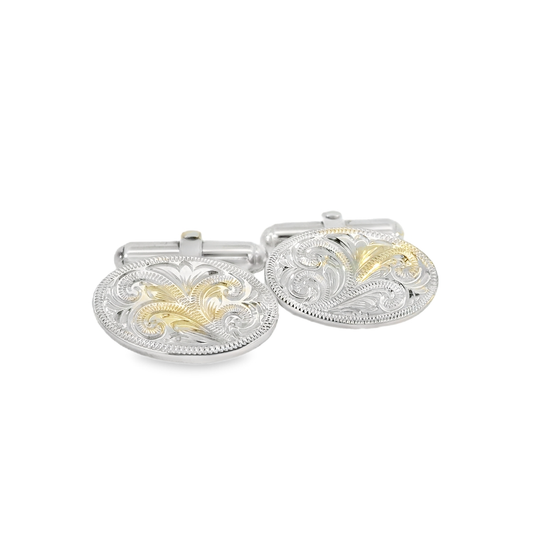 Elegant Silver Cufflinks