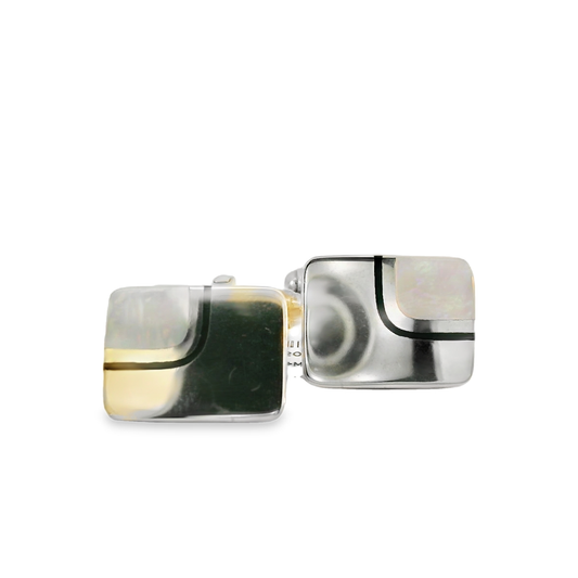 Elegant Silver Cufflinks