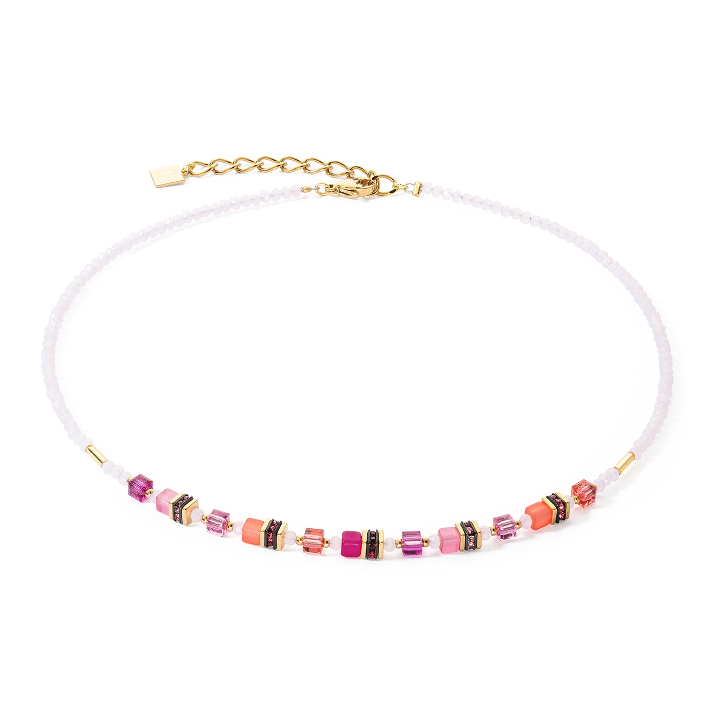 Magenta Bead Necklace