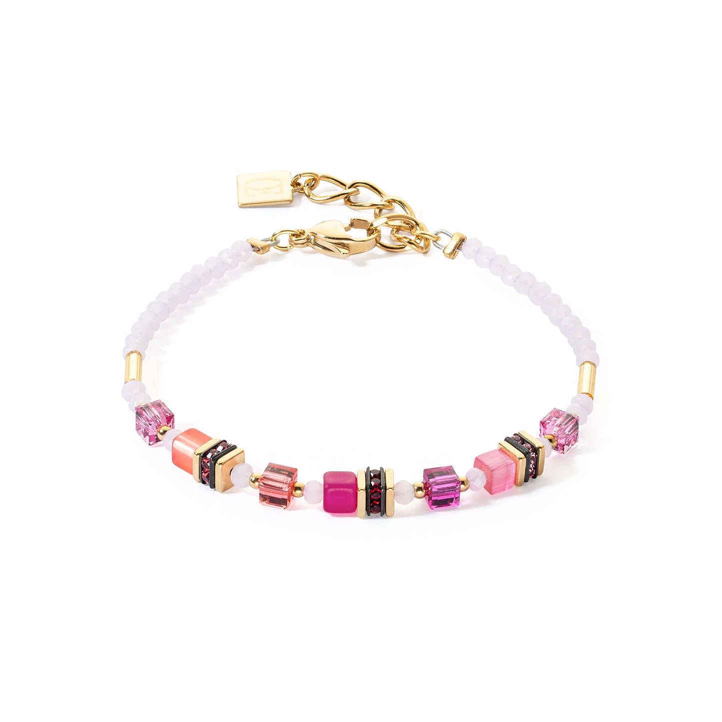 Magenta Bead Bracelet