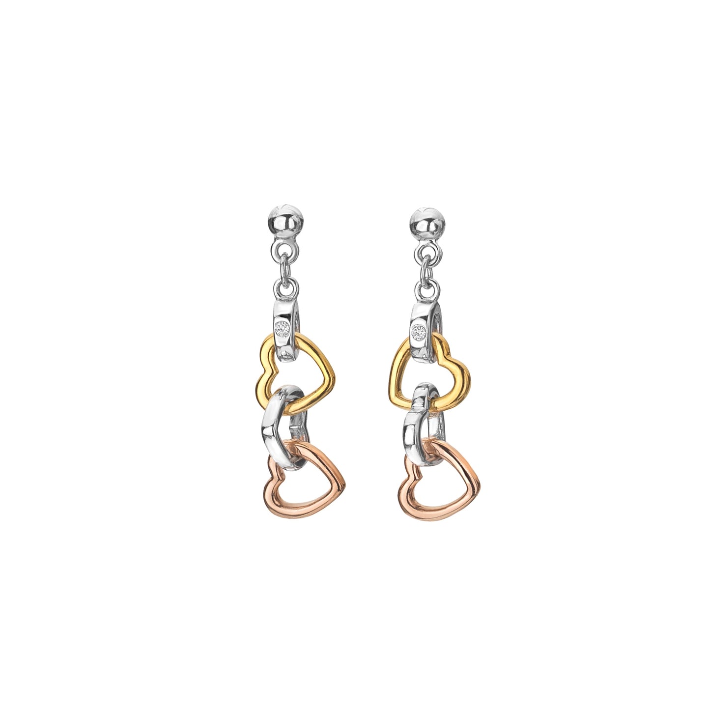 Heart Drop Earrings