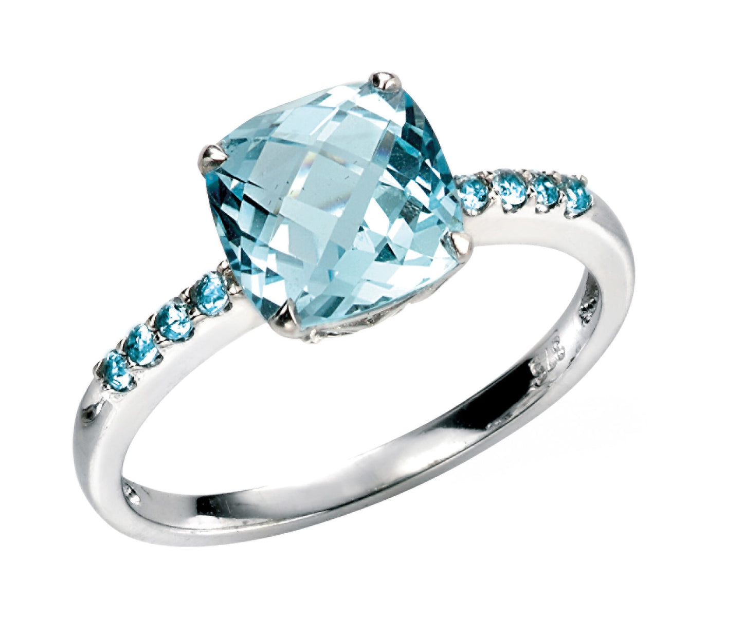 Sky Blue Topaz Ring