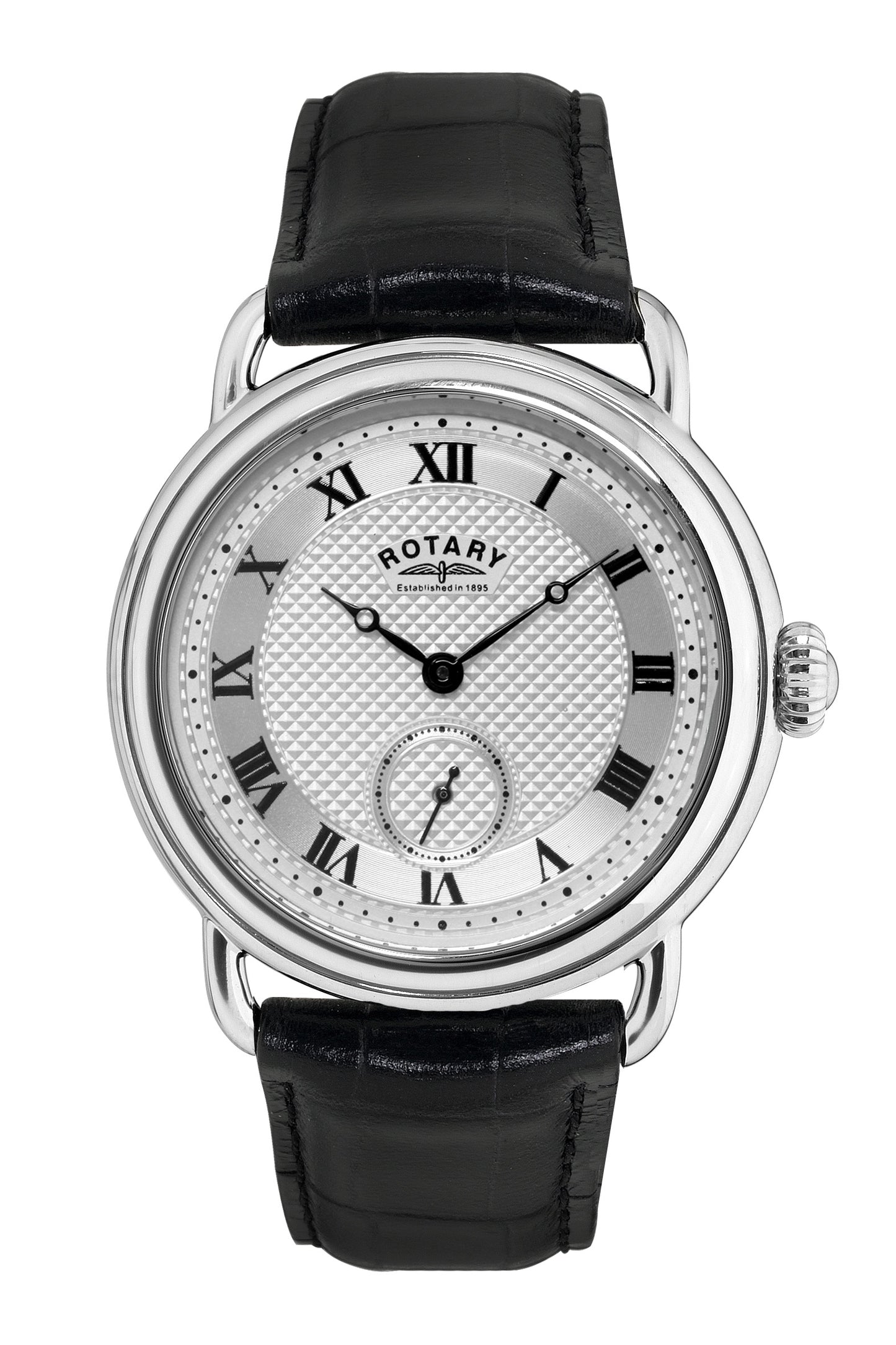 Roman Numeral Watch with Black Strap