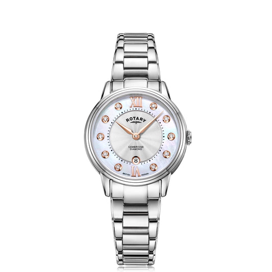 Cambridge Mother of Pearl and Diamond Watch