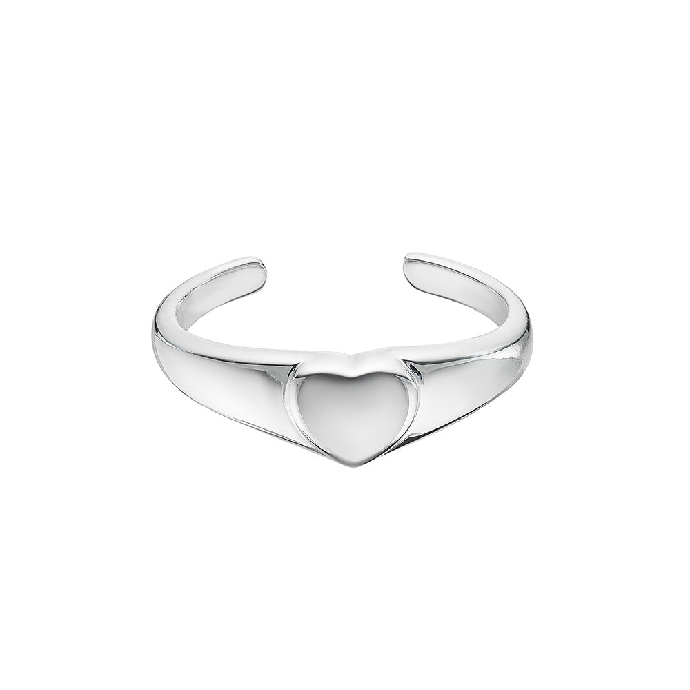 Silver Heart Ring