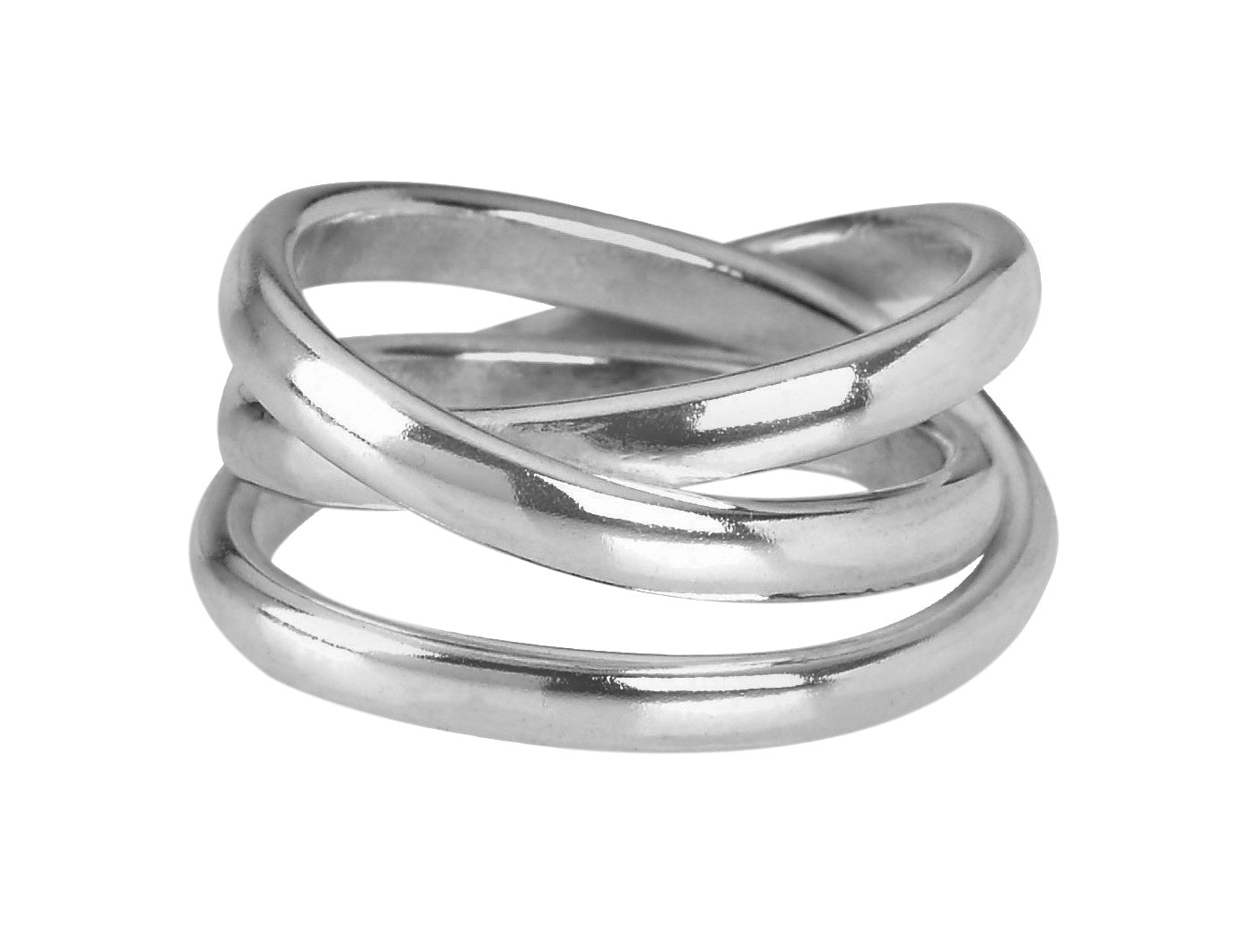 Silver 3 Strand Russian Ring